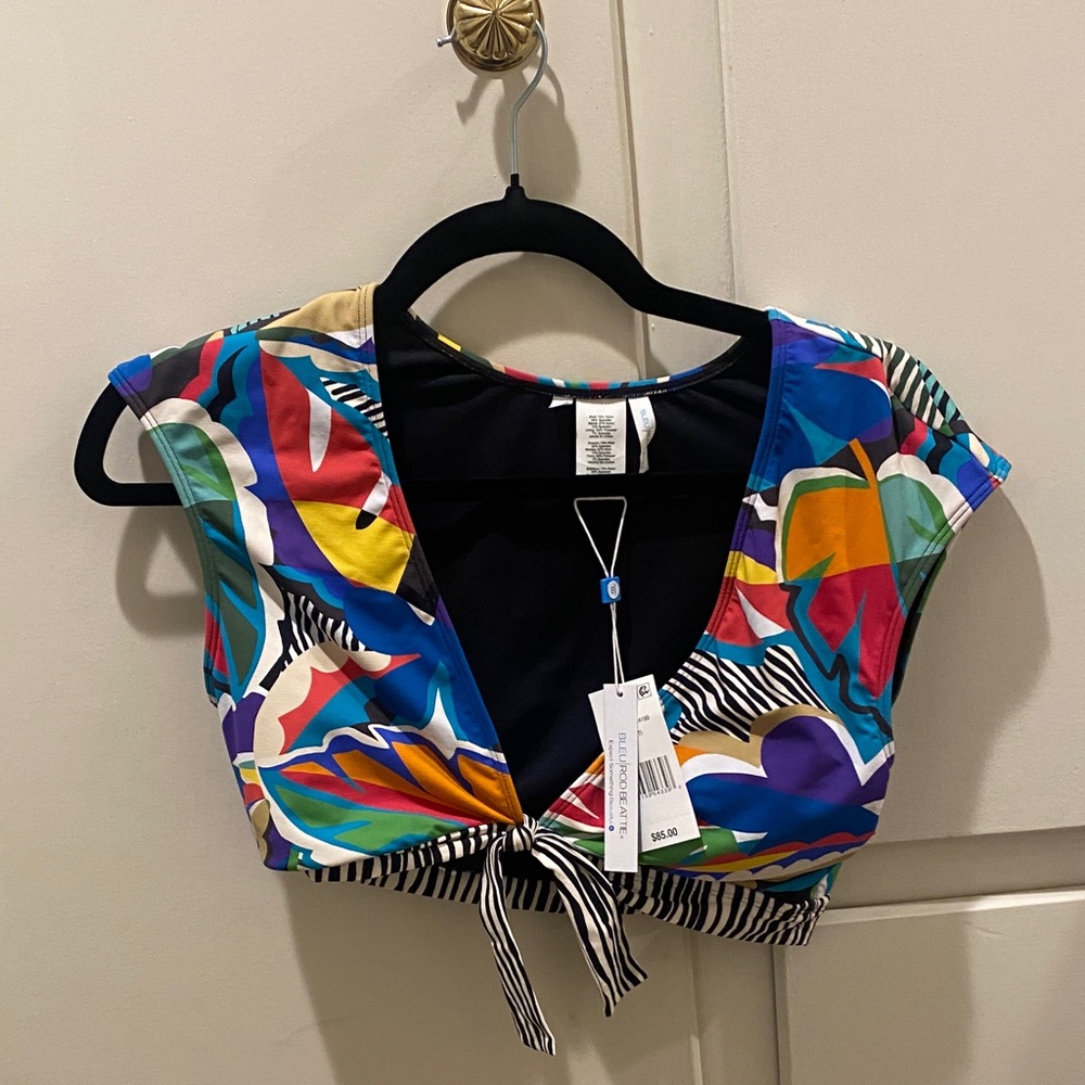 Bleu Rod Beattie Multicolor Bathing suit top--